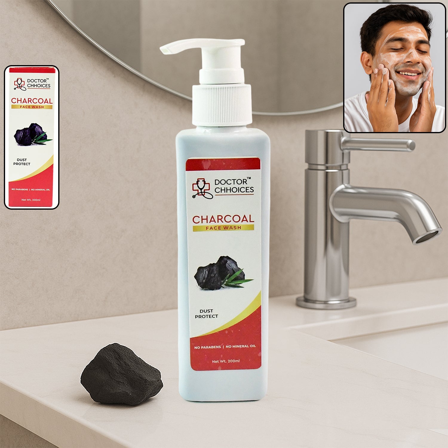 Doctor Chhoices Oil Control Charcoal Face Wash Doctor Chhoices Oil Control Charcoal Face Wash